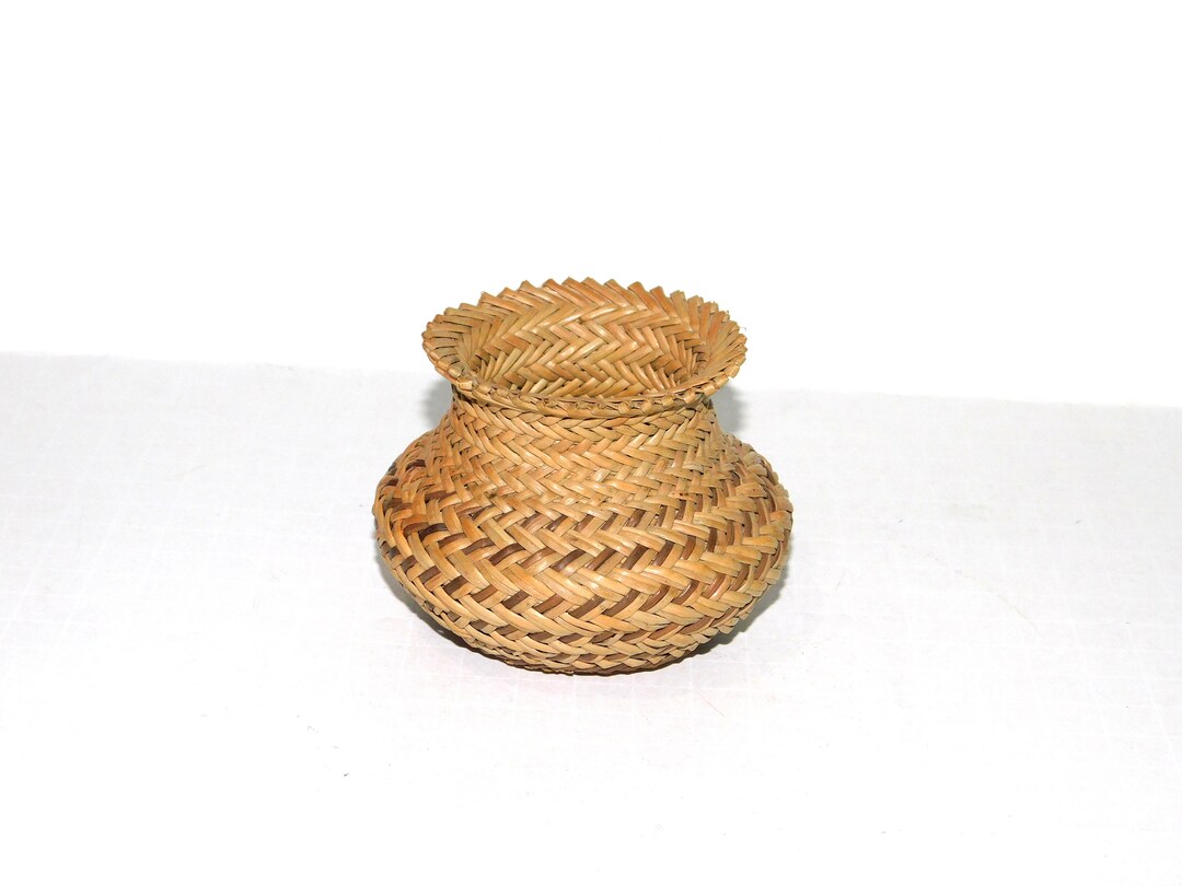 Vintage Tiruray Basket Palawan Island Philippines Tribal Etsy