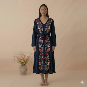 handcrafted navy midi dress Elegant Spaghetti Strap Midi Dress Slim A Line Party Dresses Navy Blue  Casual Birthday Holiday Dress Women's clothing