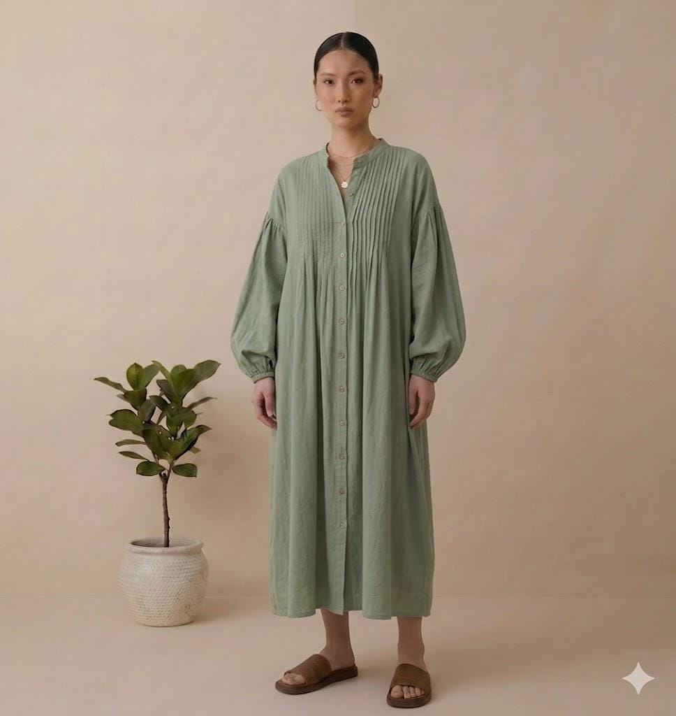 Modest Green Long Dress Formal - Etsy Modest Green Long Dress Formal - Etsy