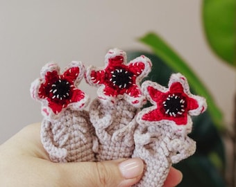 Demogorgon-Inspired Fidget Clicker Toy Crochet, Birthday Gift