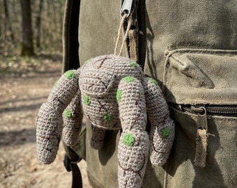 Rocky Crochet Keychain, Project Hail Mary Crochet Rocky Plush Toy – Sci-Fi Fan Gift, Mom Gift