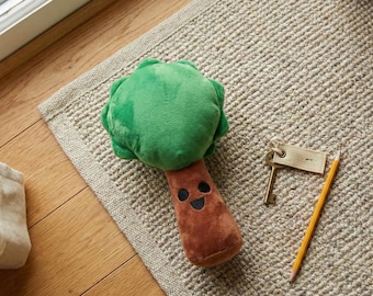 Sprunki Mr Tree Plush Toy - Soft Incredibox Horror Game Character Stuffed Animal - Green Plant Figure Gamer Gift for Kids & Fans
