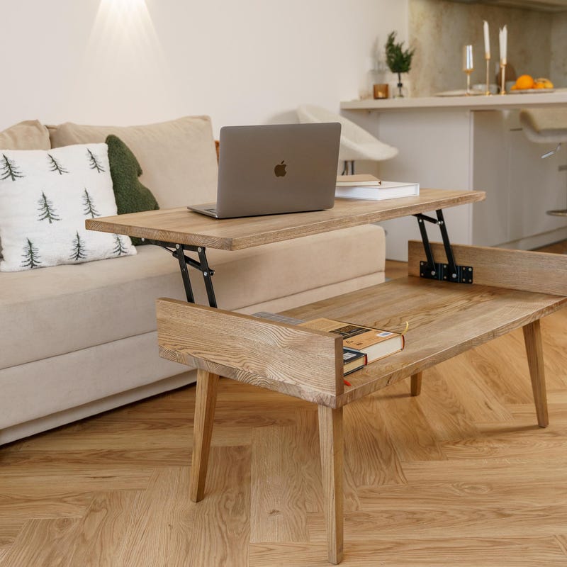 Folding Table Solid Oak - Etsy