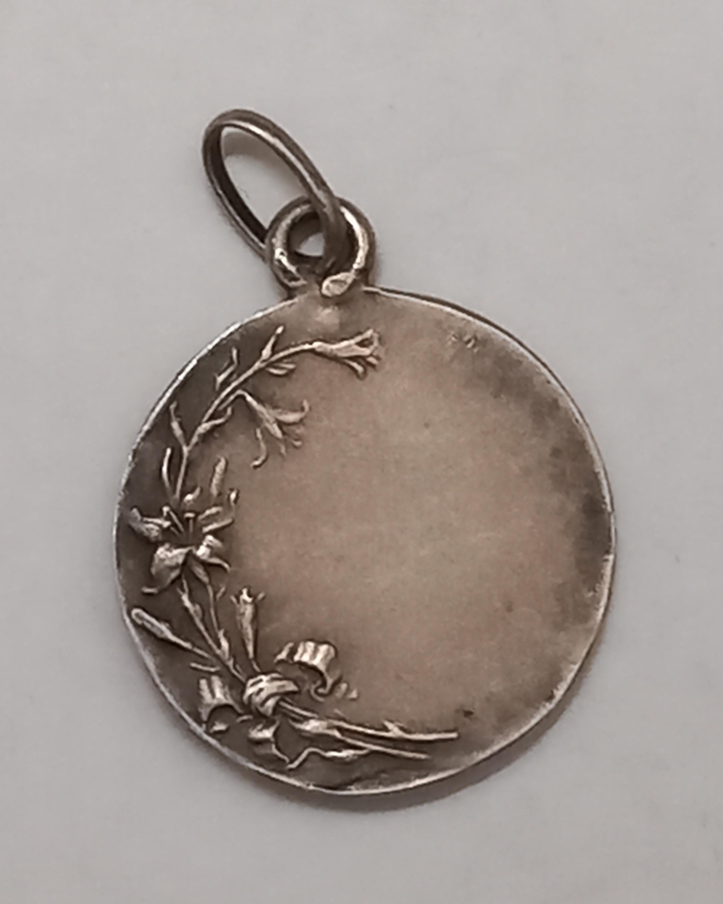 Antique Hallmarked Solid Silver Medal of Joan of Arc - Etsy