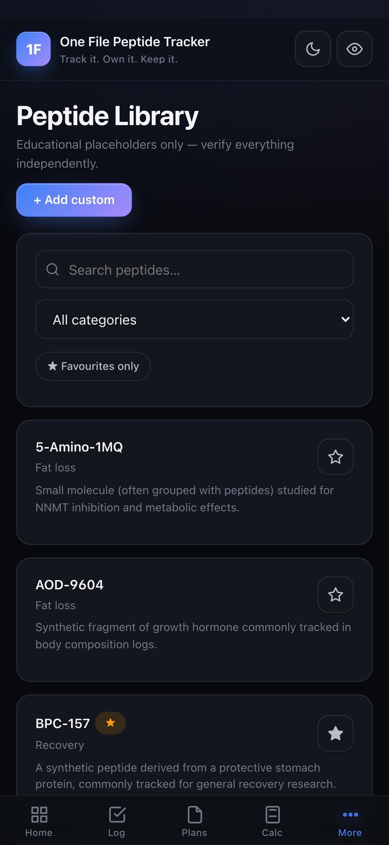 livesso bpc 157 reviews Offline Peptide PED Tracker iPhone • Log, Track, No Subscription, Lifetime Access (digital Download) 50%