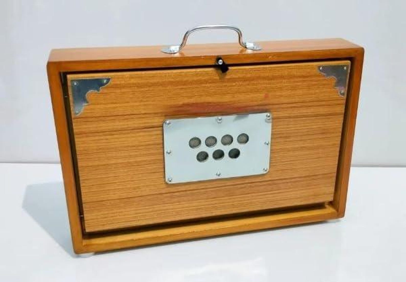 Teak Wood Shruti Box, Tuned Musical Instrument With Bag - Etsy