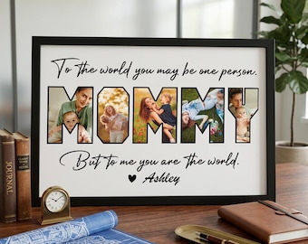 Custom Photo Happy Mother's Day To Mom Picture Frame