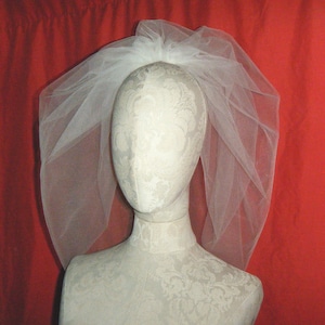 Veil BUBBLE, vintage inspired, Fun & Pretty, Ivory image 1