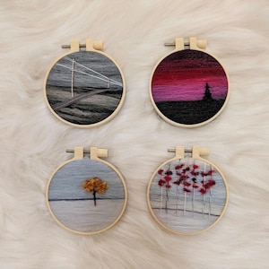 Joy Sparker Box - Mini Needle Felted Paintings