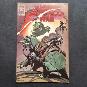 Ljus- och mörkerkriget #4 Vintage 1986 Eclipse Comics Oberoende serietidning