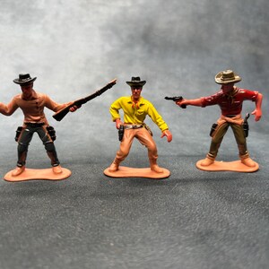 Anciens Soldats De Plomb Indiens - Jouets Western Pour Enfants - Occasion
