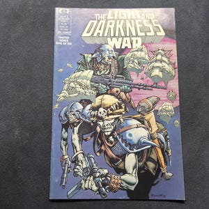 Ljus- och mörkerkriget #1 Eclipse Comics 1988 Begränsad serie 1 av 6 Vintageserietidning