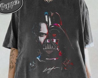 Vintage Anakin Skywalker Darth Vader Comfort Colors Shirt, Retro Star Wars Half Face Graphic Tee Gift