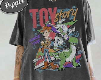 Toy Story Since 1995 Retro Shirt, Woody Buzz Lightyear Shirt, Disney Pixar Trip Shirt