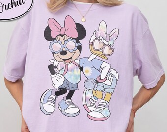 Minnie Daisy Bestie Shirt, Girls Trip Disneyland Vacation Comfort Colors Tee