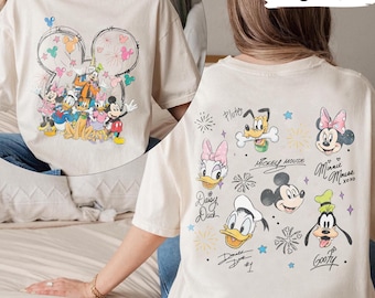 Two-side Mouse and Friends Magical Park Shirt, Mickey and Friends Shirt, Disney Trip Shirt
