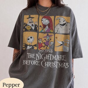Vintage Nightmare Before Christmas Shirt, Jack Sally Oogie Boogie Bash Disney Halloween Party Trip Tee 2026