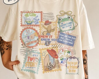 Toy Story 5 Shirt, You've Got A Friend In Me Retro Stamp Tee, Comfort Colors Disney World, Disneyland Family Matching Trip Gift Tee 2026