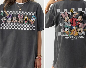 Retro Epcot World Tour 2 Sided Shirt, Comfort Colors Drinking Around The World Disney Epcot Family Trip Shirt