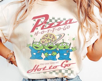 Pizza Planet Aliens Comfort Colors Shirt, Toy Story Graphic Tee