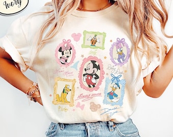 Disney Mickey and Friends Coquette Bow Shirt, Disney Girls Trip Shirt, Magic Kingdom Shirt