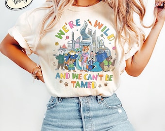 Zootopia Judy Hopps Nick Wilde Shirt, We're Wild Family Trip Apparel