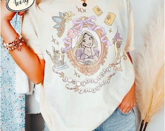 I'm The Lost Princess Shirt, Retro Rapunzel Floral Shirt, Disney Princess Shirt, Magic Kingdom Trip Shirt, Comfort Colors Shirt