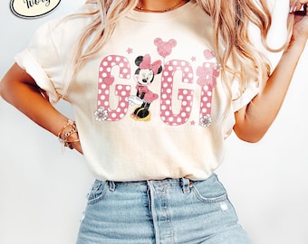 Disney Gigi Minnie Shirt, Minnie Mom Shirt, Best Gigi Ever Shirt, Grandma Gift Shirt, Disney Trip Shirt, Comfort Colors Shirt