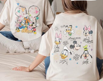 Two-side Mouse and Friends Magical Park Shirt, Mickey and Friends Shirt, Disney Trip Shirt