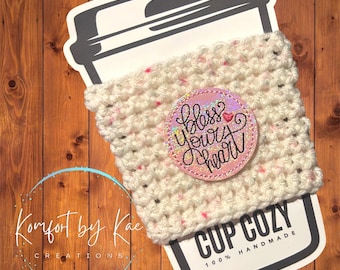 Bless your heart Cup Cozy * Coffee Cozy * Coffee Cup Sleeve * Reusable Coffee Cup Cozy * Mug Hug