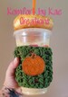 Pumpkin Heart Puff Cup Cozy - Fall Coffee Cozy - Crochet Coffee Sleeve - Reusable Coffee Cup Cozy - Mug Hug 