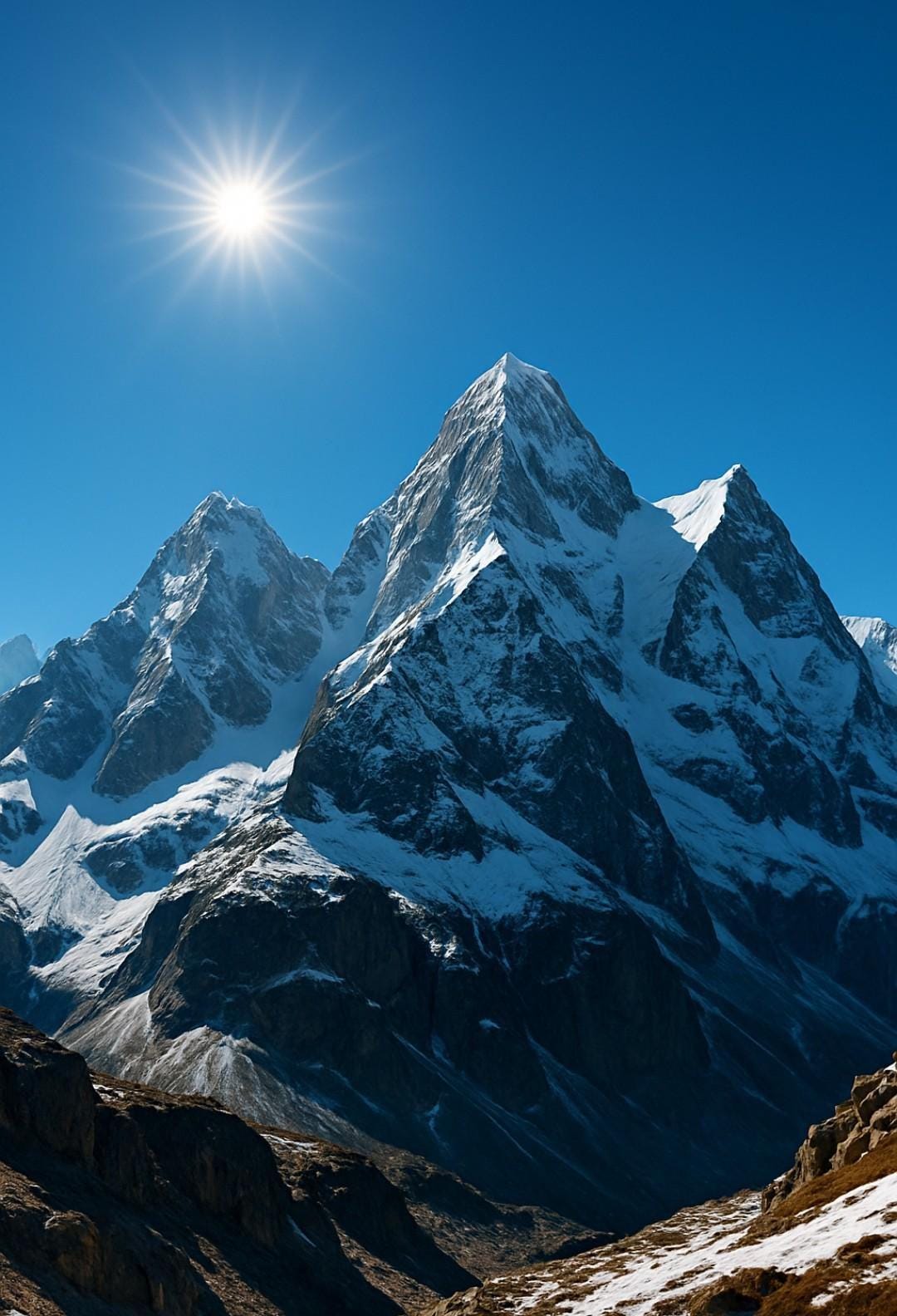 Midday Light in the Alps | Clear Alpine Winter Landscape | Outdoor ...