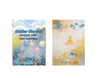 Under the Sea Coloring Book | Ocean Animals Printable (PDF Pattern)