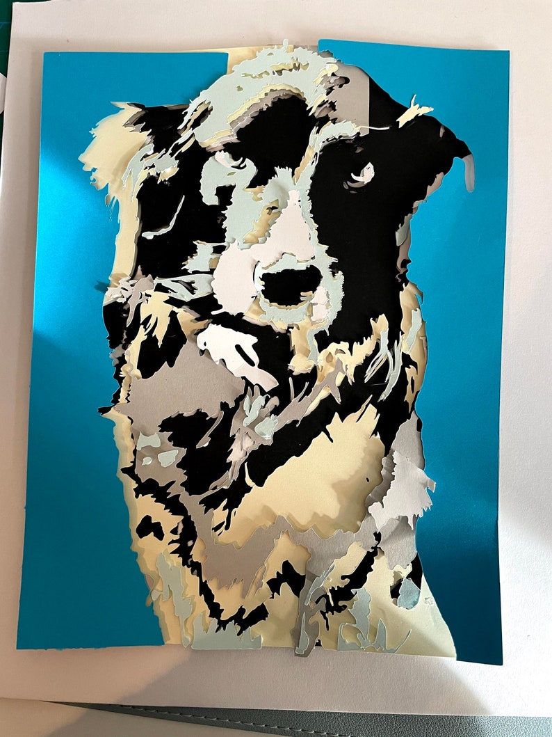 Download Pet Portraits Layered Paper Cut Pet Portrait Urns Memorials