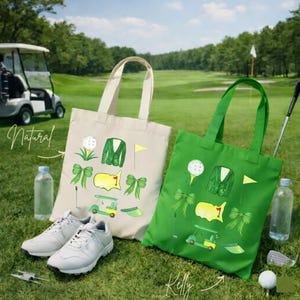 Masters Golf Tote Bag - Etsy