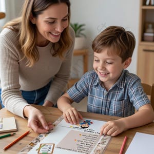 Planejador Infantil para TDAH, Ferramentas para TDAH, Tabelas de Comportamento, Agenda Visual A4 (PDF)