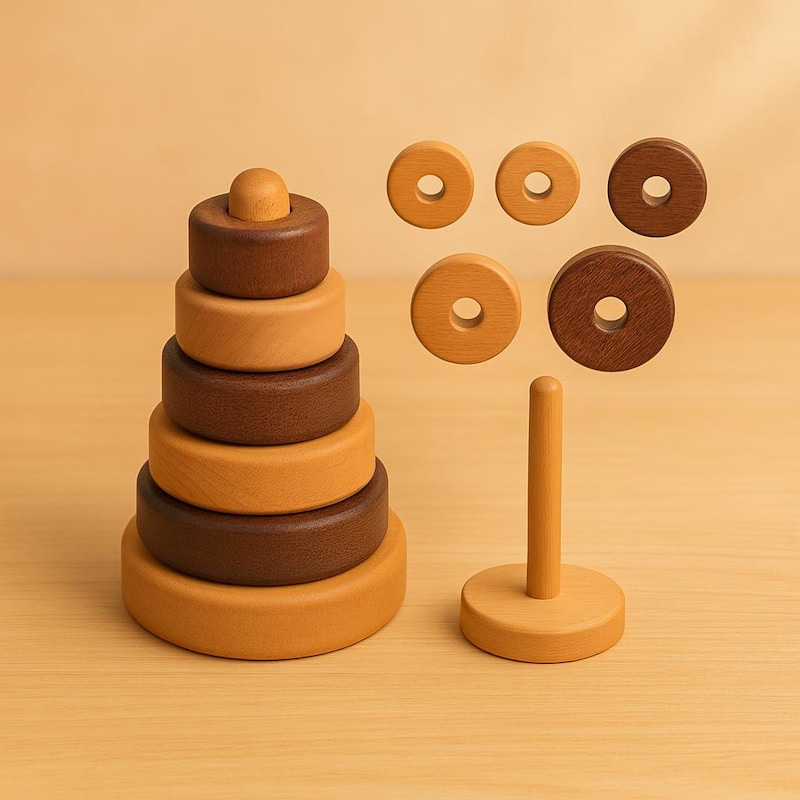 Wooden Ring Stacker - Etsy