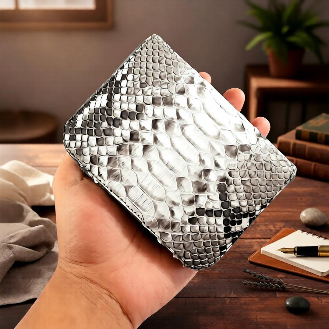 Genuine Python Snake Skin Wallet, Exotic Leather Clutch - Etsy