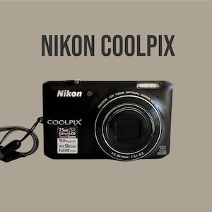 Nikon COOLPIX S6400 — Appareil photo numérique compact tactile 16 MP, zoom 12×, noir