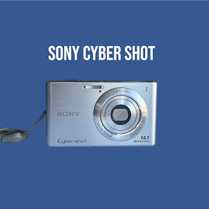 Vintage Sony Cyber-shot DSC-W550 Digital Camera — 14.1 MP Compact Digicam, 4x Zoom