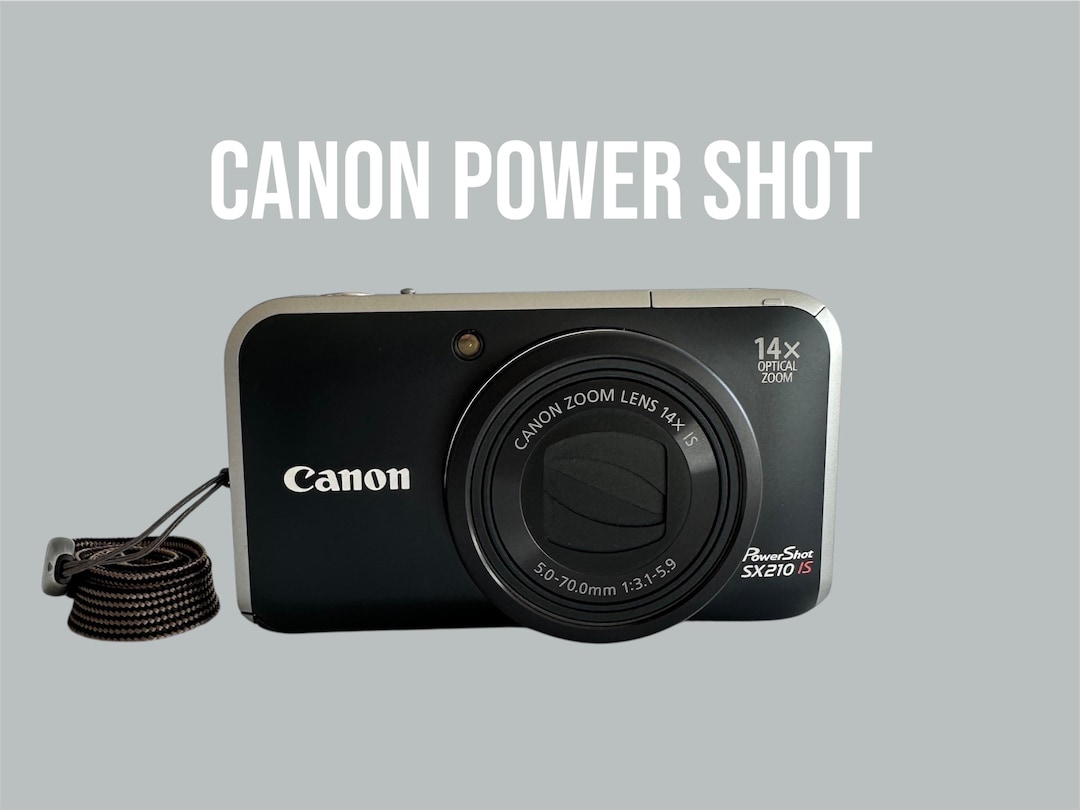 Canon Powershot SX210, Compact Digital Camera 14.1 MP, 14× Zoom - Etsy