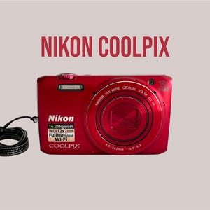 Nikon デジカメ COOLPIX S6800 レッド Nikon Coolpix S6800 Compact Digital Camera - Red (16.0MP, 12x