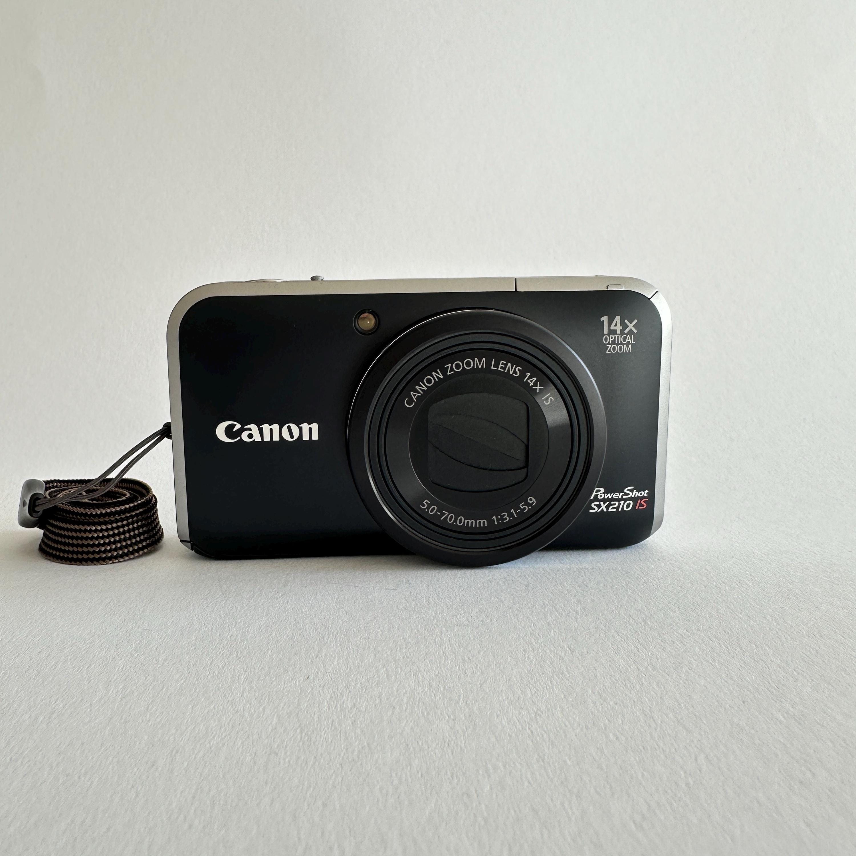 Canon Powershot SX210, Compact Digital Camera 14.1 MP, 14× Zoom - Etsy