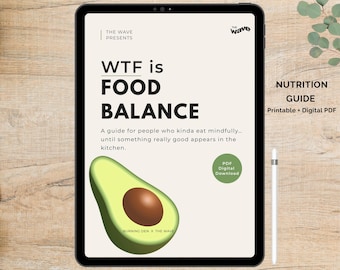 Nutrition Guide PDF | Healthy Eating & Food Balance Workbook, Simple Balanced Diet Education Tools, Healthy Diet and Eating Guide Printable