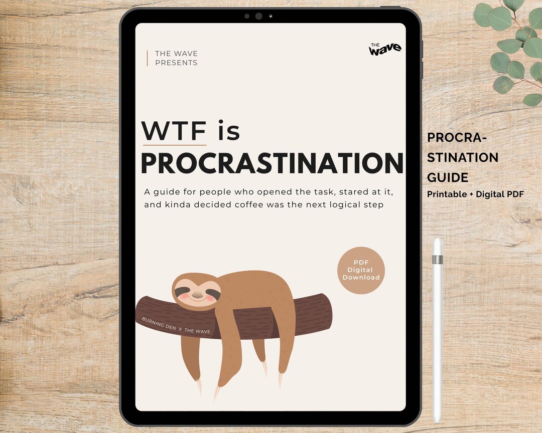 Procrastination Handout.pdf Procrastination Guide PDF, Procrastinate Planner Printable, Focus ...