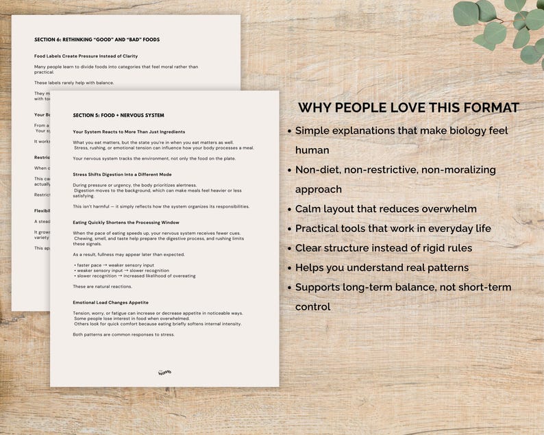 Nutrition Guide PDF | Healthy Eating & Food Balance Workbook, Simple ...