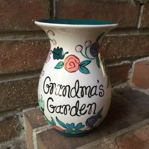 Personalized Floral Vase
