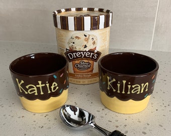 Kids Personalized Ice Cream Bowl