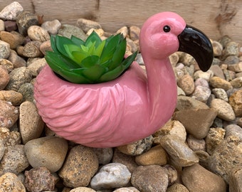 Flamingo Planter Etsy