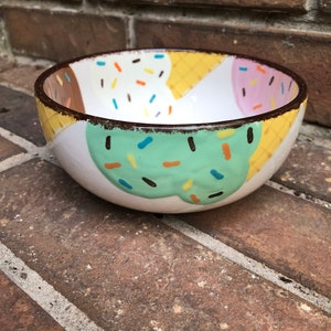 Personalized Ceramic Ice Cream Bowl image 8